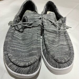 Men's Casual Grey Knit Slip-On Shoe
